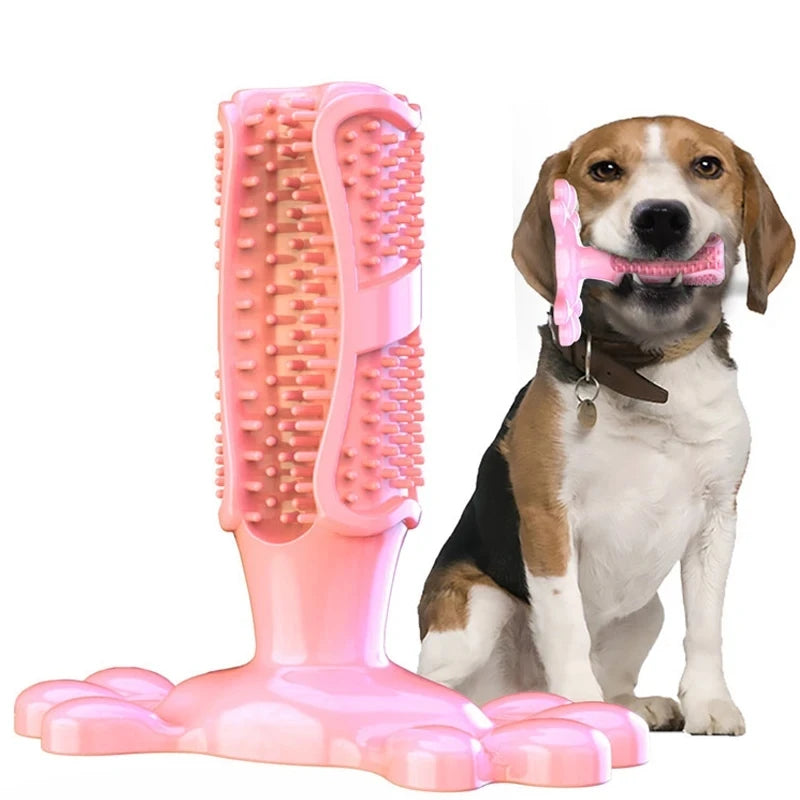 Dog toys chewable teeth chewing gum bad breath brushing for large breed dogs teeth oral cleaning toys