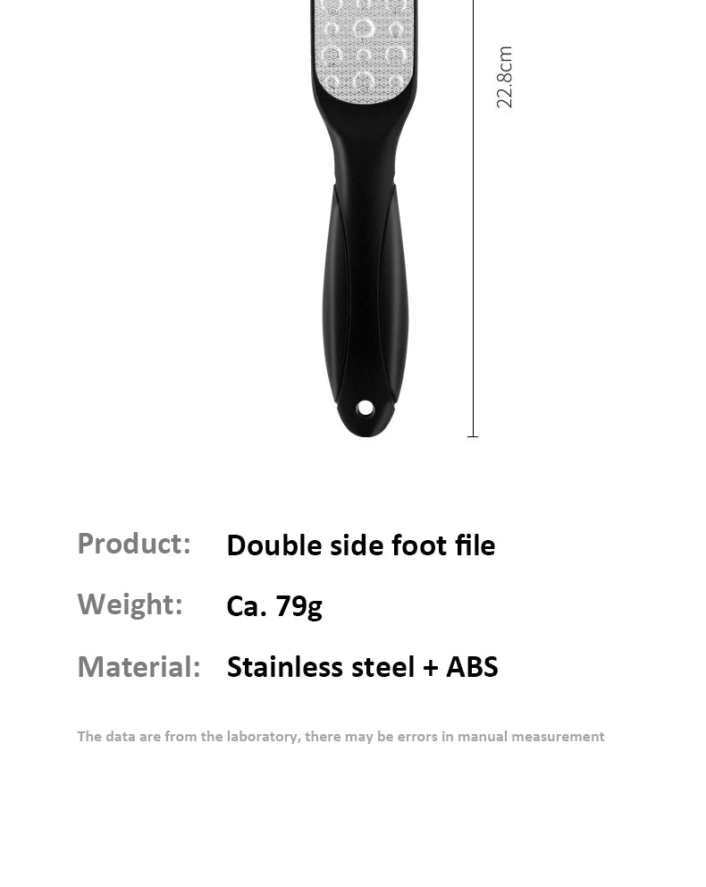 High-Quality Foot File Double Sided Callus Remover For Dead Skin Professional Pedicure Tools Callous Scraper Sander Heel Filer