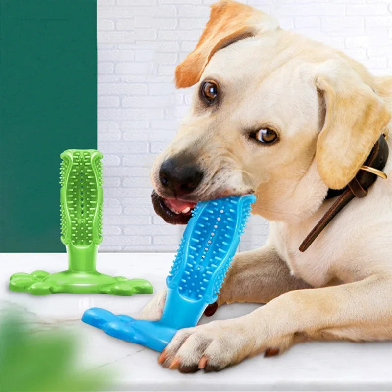 Dog toys chewable teeth chewing gum bad breath brushing for large breed dogs teeth oral cleaning toys