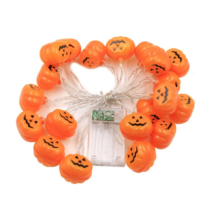 1.5m 10Led Halloween Light String Pumpkin Skull Eye Balls Ghost Festival Party Lantern Trick Or Treat Happy Halloween Day Decor