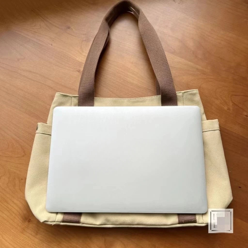 Large Capacity Tote Bag Commuting Canvas Shoulder Bag Fashionable and Convenient Handbag for Women Purses and Handbags