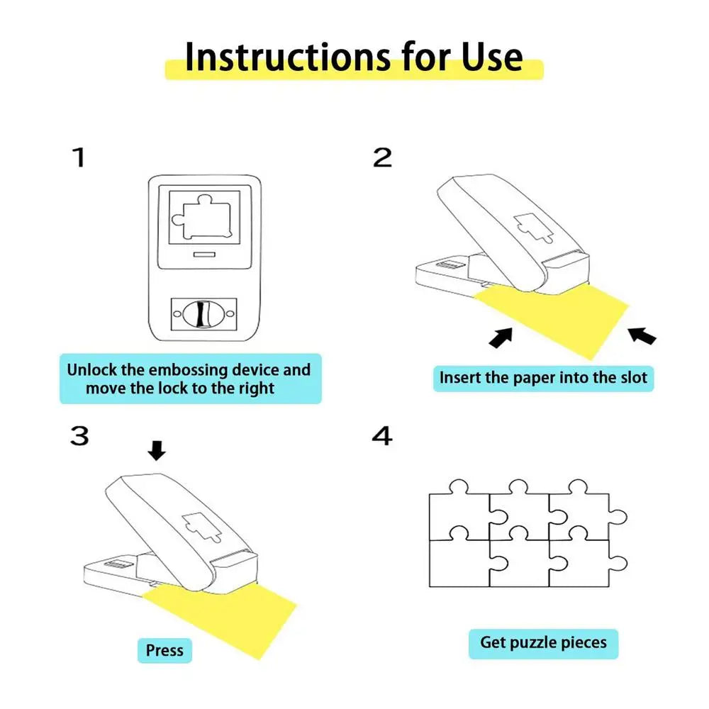 Puzzle Maker Machine Jigsaw Puzzle Making Machine Smooth Cutting Puzzle Maker Cutter Make Jigsaw Puzzles Scrapbooking For DIY