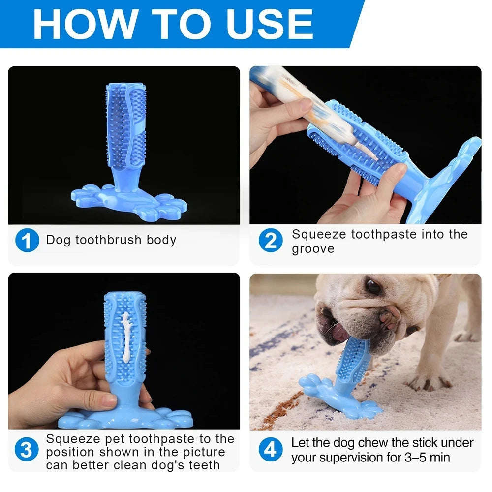 Dog toys chewable teeth chewing gum bad breath brushing for large breed dogs teeth oral cleaning toys