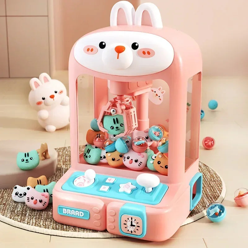 Mini toys Claw Machine Toys for Children Automatic Operated Play Game Arcade Machines Kids Doll Vending Machine Birthday Gifts
