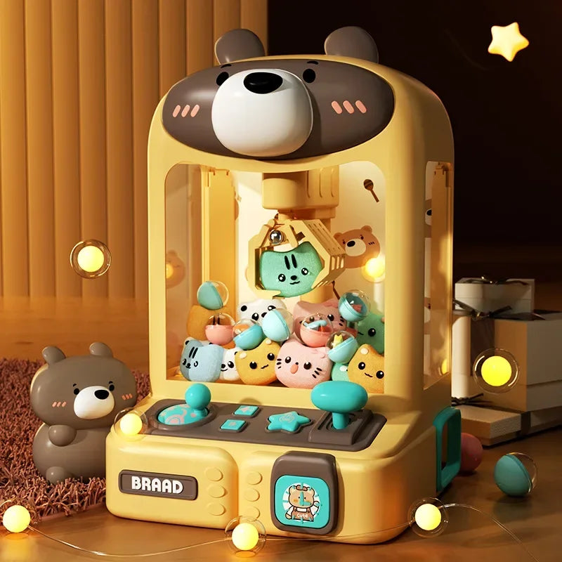 Mini toys Claw Machine Toys for Children Automatic Operated Play Game Arcade Machines Kids Doll Vending Machine Birthday Gifts