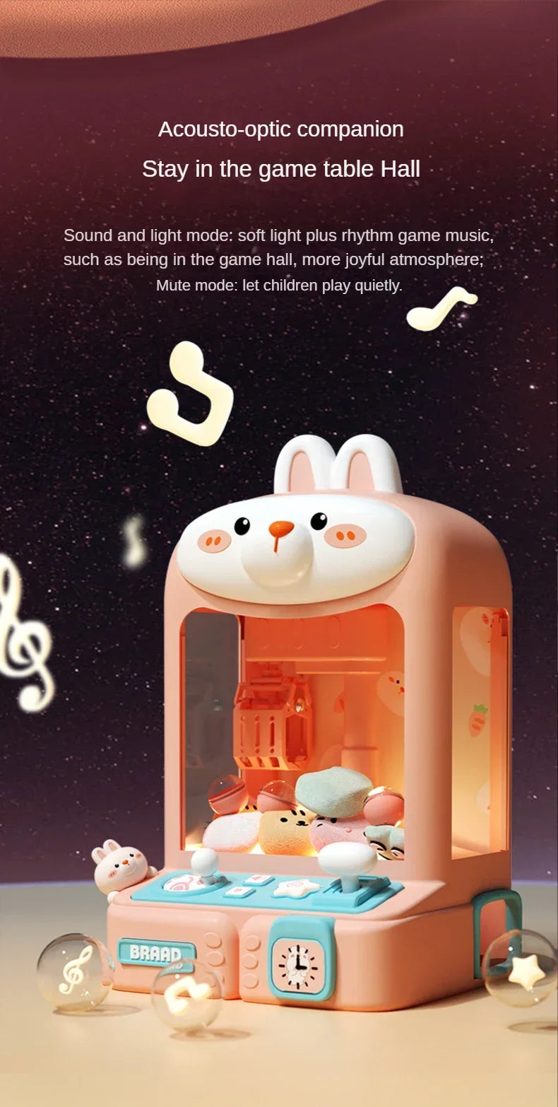 Mini toys Claw Machine Toys for Children Automatic Operated Play Game Arcade Machines Kids Doll Vending Machine Birthday Gifts