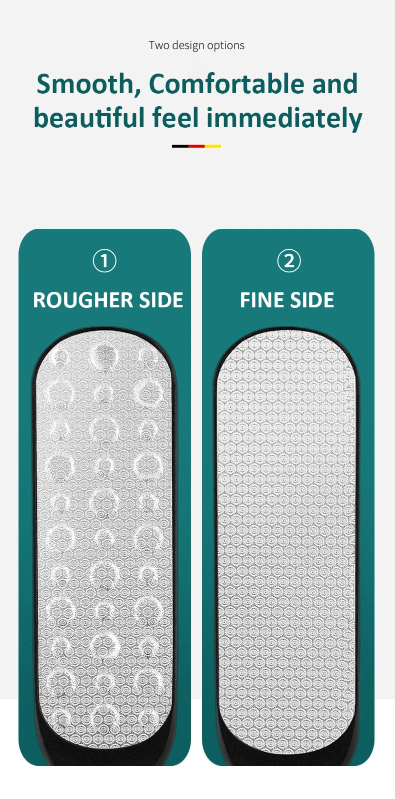 High-Quality Foot File Double Sided Callus Remover For Dead Skin Professional Pedicure Tools Callous Scraper Sander Heel Filer