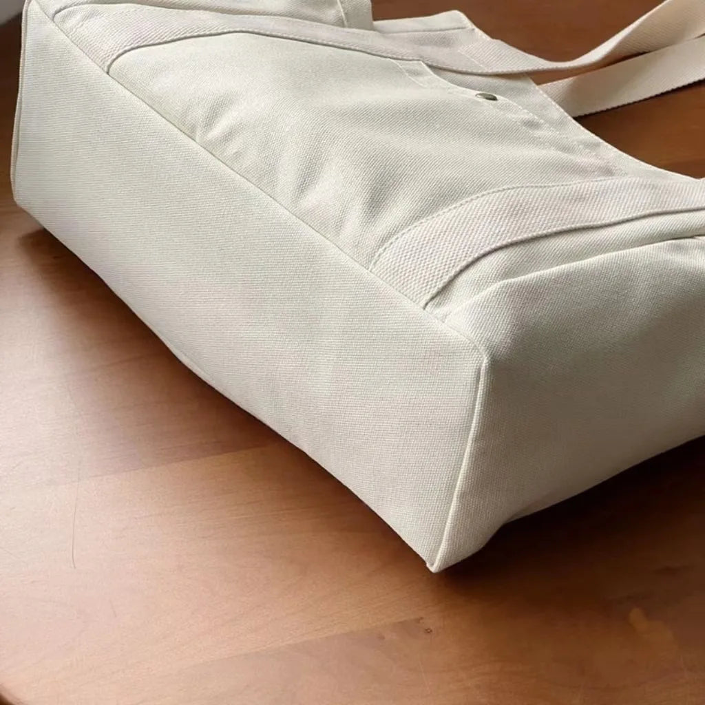 Large Capacity Tote Bag Commuting Canvas Shoulder Bag Fashionable and Convenient Handbag for Women Purses and Handbags